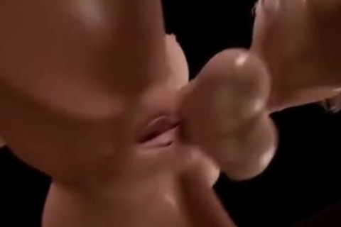 3D Futa oral sex And Selfsuck PART two