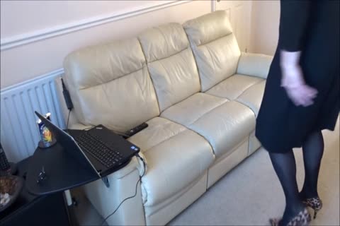 Alison - Caged And excited As she Live Streams