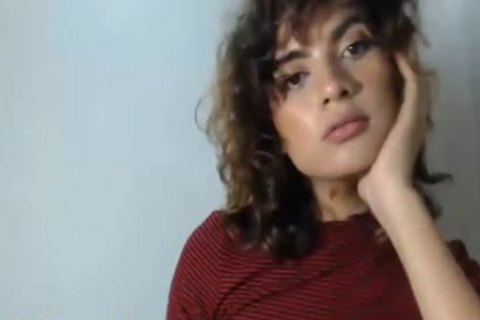 beautiful TS likes Stroking Her Hard Shecock