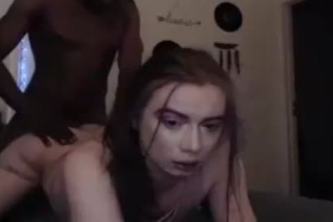 black lad anal boning White shemale
