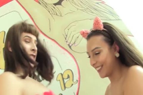 lovely TS Jerks Off And Cums After blowjob By Alexa Scout