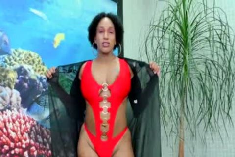 TS Granny Adrieli Pinheiro Self Sucks Her enormous Horse penis And Cums In face hole