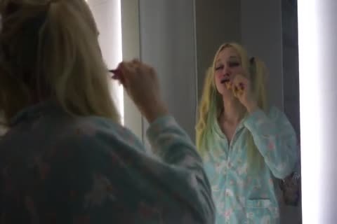 Blondelashes unfathomable face hole poke