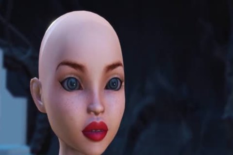 Alien Dickgirl slams A Sex Servant In The Mystical Cave On The Exoplanet