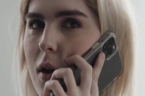 skinny blonde Ts Ella Hollywood Ts wazoo Bounces On Dantes Bigcock