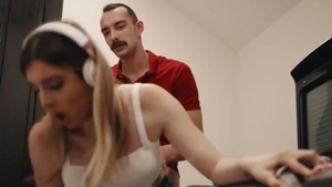 excited Stepdad Licks And raw bangs His TS Stepdaughter