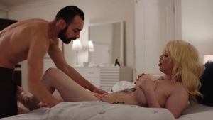 Trans Sensual: Transsexual Johnny B fantasy sensual kissing