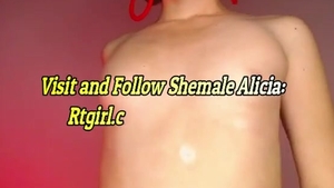 slim tranny girl Teases And Dances On cam