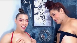 ladyman couple enjoyment Each Other cocks