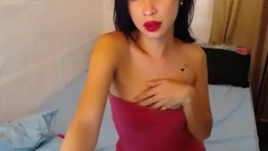 small cock Filipina Trans Beauty With Tattoos Teases On web camera