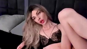 Young Amateur Tgirl Jizzes on High Heels