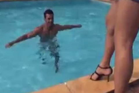 pounding meaty dude Near Tthis chab Pool